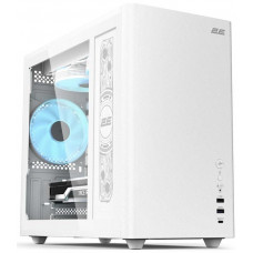 Корпус 2E Credo Plus V350WG без БЖ, 1xUSB3.0, 1х USB 2.0, 1xUSB Type-C, 3x120мм, VGA 350мм, LCS ready, TG Side Panel, mATX, білий