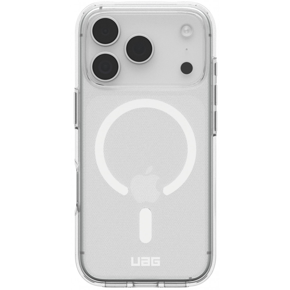 Чохол UAG для iPhone 17 Pro, Scout Clear MagSafe, Ice/White