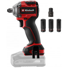Гайковерт акумуляторний ударний Einhell Professional TP-CW 18/260-C Li BL - Solo 18В безщітковий 260Нм 0-2700об/хв 0.95кг без АКБ та ЗП Гайковерт акумуляторний ударний Einhell Professional TP-CW 18/260-C Li BL - Solo 18В безщітковий 260Нм 0-2700об/хв 0.95кг без АКБ та ЗП