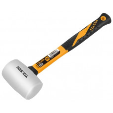 Киянка гумова Tolsen 225г 30мм руків'я скловолокно