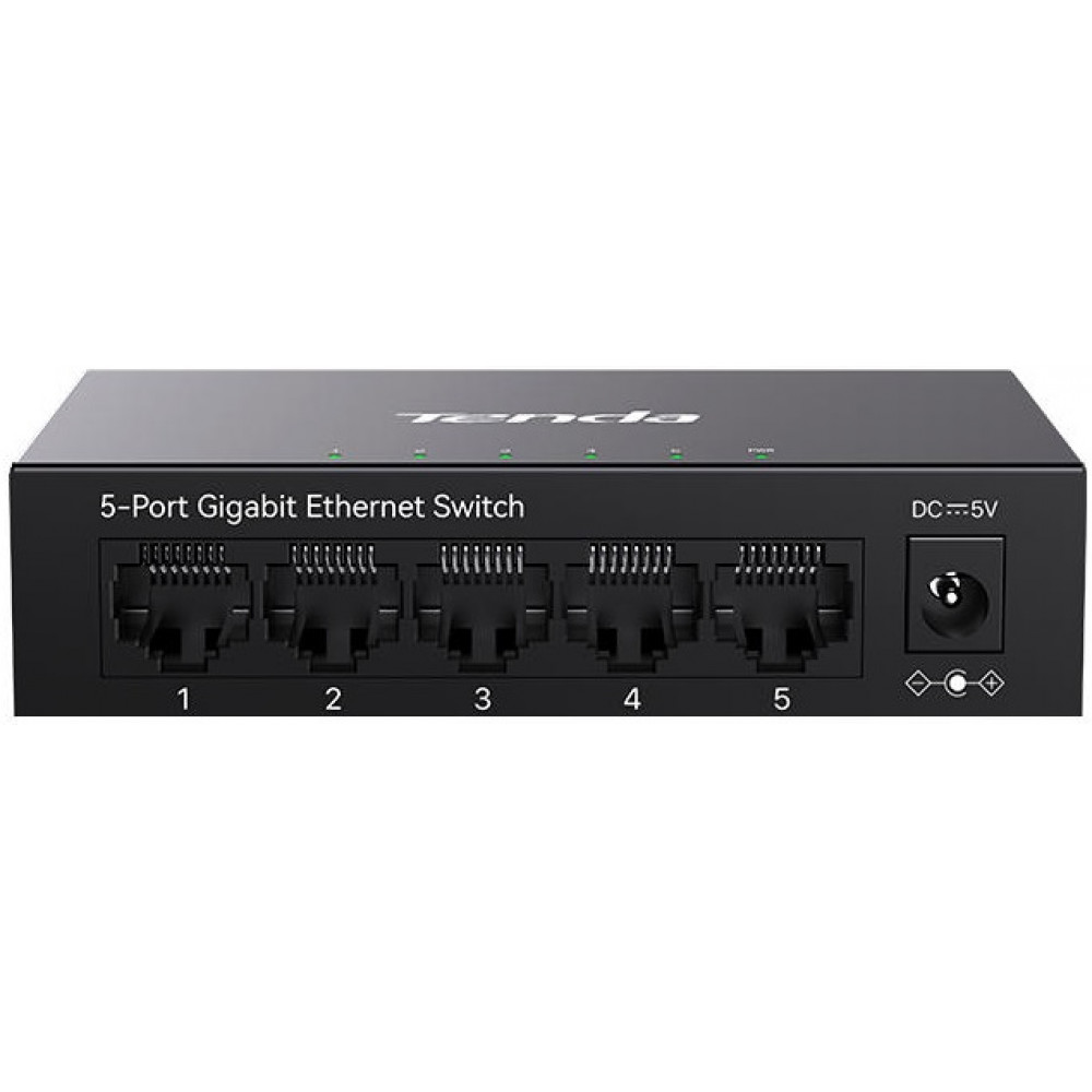 Комутатор TENDA TEG1005M 5xGE, Некерований