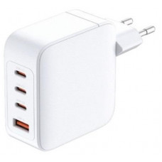 Зарядний пристрій мережевий D-Link DCP-101 100Вт GaN 3хUSB-С, 1xUSB-A, білий