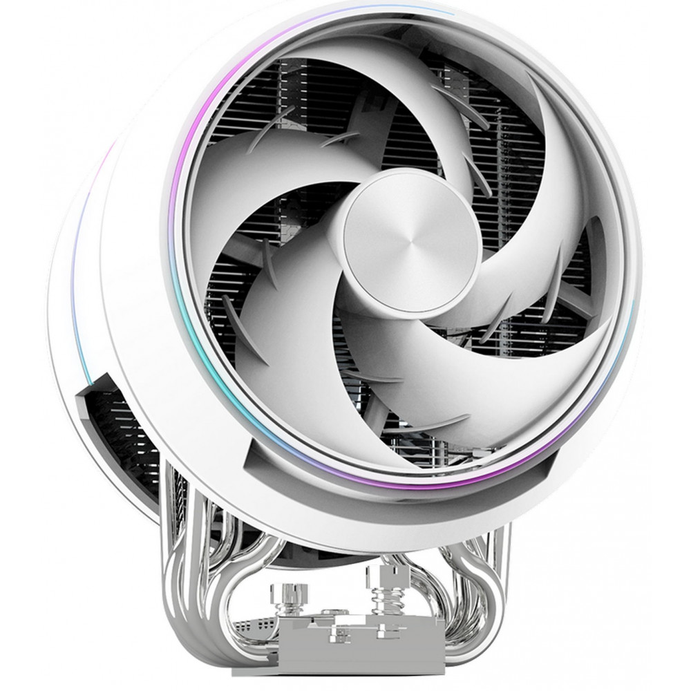 Процесорний кулер Zalman ZET5, ARGB LGA 1851, 1700, 1200, 115x, AM5, AM4,  4pin PWM, 3pin+5VARGB, TDP200W, білий