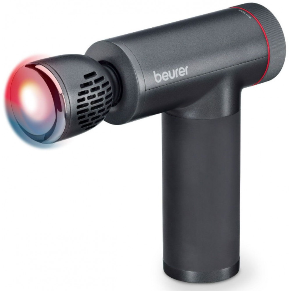 Масажер Beurer для тіла, літій- іонний акум., вага - 1,035кг, змінний чохол, чорний