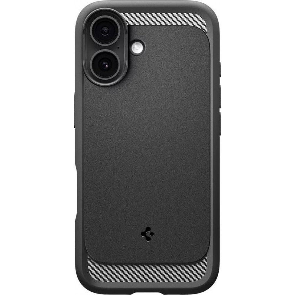 Чохол Spigen для iPhone 17, Rugged Armor MagFit, Matte Black