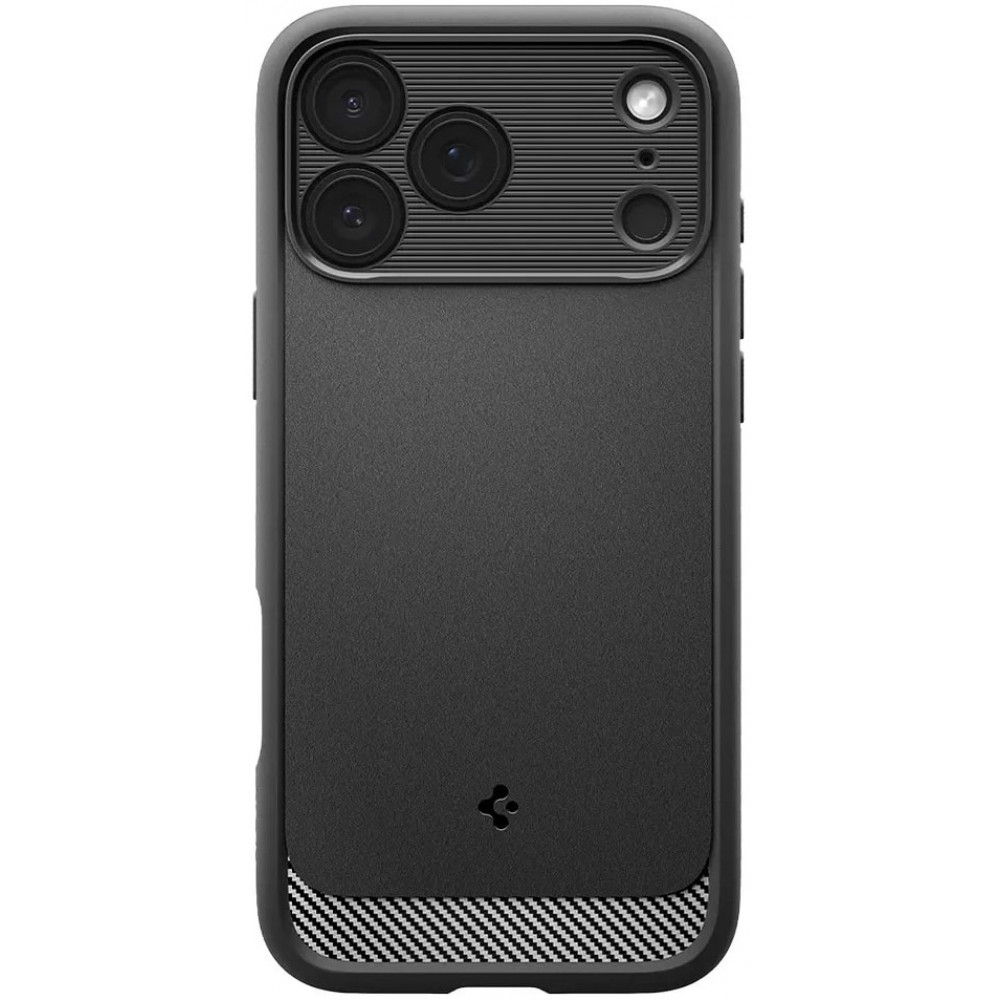 Чохол Spigen для iPhone 17 Pro, Rugged Armor MagFit, Matte Black