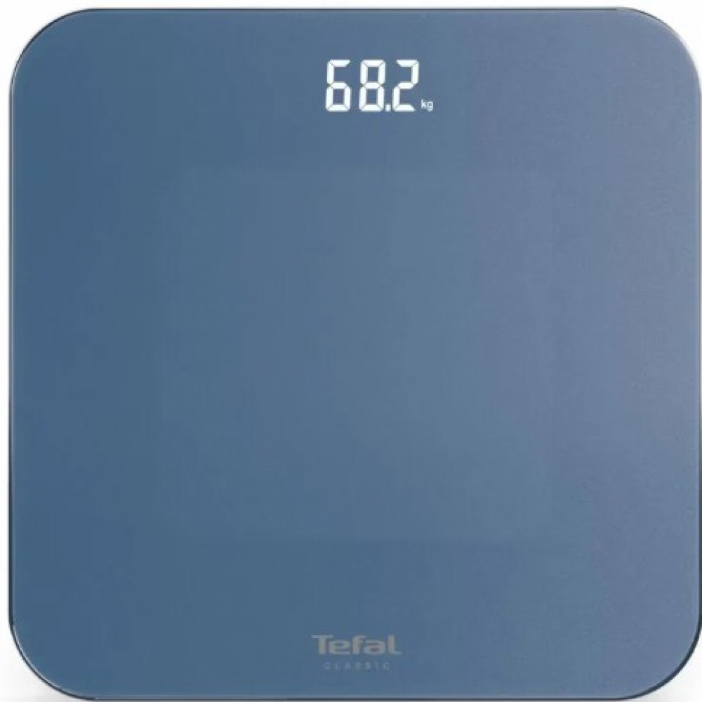 Ваги Tefal підлогові Classic, 180кг, AAAx3 в комплекті, скло, темно-синій