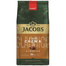 Кава Jacobs зерна, 1000г, Crema Classico, купаж арабіка/робуста