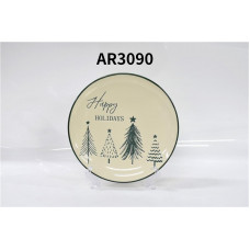 Тарілка Ardesto Christmas New Year's, 21см, кераміка