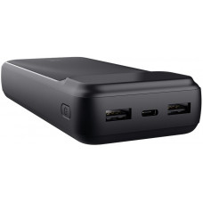 Акумулятор портативний літій-іонний power bank Trust Avala, 20000мА·год, 2хUSB-A/USB-C, 20W, PD/QC 3.0, чорний