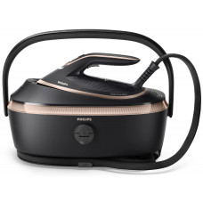 Парогенератор Philips PerfectCare 8000, 3120Вт, 1400мл, паровий удар -800гр, верт. відпарювання, нерж. сталь, чорний Парогенератор Philips PerfectCare 8000, 3120Вт, 1400мл, паровий удар -800гр, верт. відпарювання, нерж. сталь, чорний