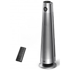 Тепловентилятор Dreo, 25м2, 2000Вт, електр. упр-ння, керамич.нагрів.елемент, пульт ДУ, 8 швидк. , срібний