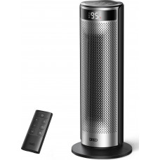 Тепловентилятор Dreo, 25м2, 2000Вт, электр. упр-ние, керамич. нарев.элемент , пульт ДУ, 4 скорост., серебристый