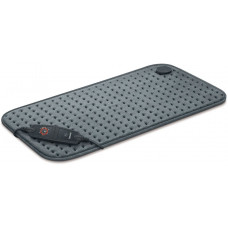 Електрогрілка Beurer традиційна форма, 60х30см, 100Вт, 6 режими, мікроволокно, мікроволокно, сірий