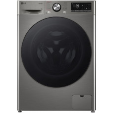 Пральна машина LG фронтальна, 9кг, 1200, A, 48см, дисплей, пара, інвертор, сріблястий