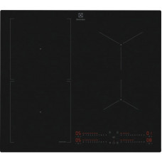 Варильна поверхня Electrolux індукційна, 60см, розширена зона, датчик кипіння, Hob2Hood, чорний матовий