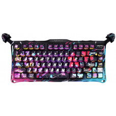 Клавіатура механічна GravaStar Mercury V75 Pro 80keys, Magnetic Jade Gaming, 8K, USB-A, RGB, Neon Graffiti