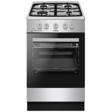 Плита Hansa газова, 50x60см, 67л, чавун, газ контр., нержавіюча сталь