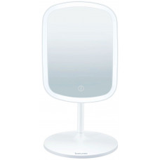 Дзеркало косметичне Beurer настільне, прямокутне, 15х21см, USB-C зарядка, підсвічування, білий