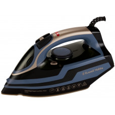 Праска Russell Hobbs, 3100Вт, паровий удар -210гр, верт. відпарювання, керам. підошва, чорно-синий