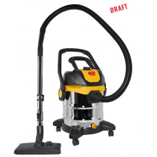 Пилосос професійний 2E PowerClean 20S 1200Вт 17кПа контейнер 20л розетка 220В/2000В вологе/сухе прибирання функція повітродувки IPX4 5.6кг