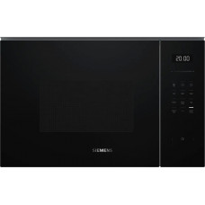 Мікрохвильова піч Siemens вбудована, 25л, електр. керув., 900Вт, гриль, дисплей, чорний
