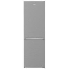 Холодильник Beko з нижн. мороз., 186x60x67, xолод.відд.-223л, мороз.відд.-120л, 2дв., E, ST, нержавіюча сталь