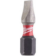 Біти Milwaukee Shockwave, SL1,2x6,5х25мм, набір 2шт