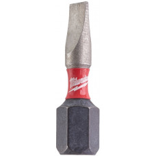 Біти Milwaukee Shockwave, SL0,6x4,5х25мм, набір 2шт