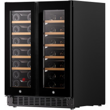 Холодильник Philco для вина, 87x60x57, холод.відд.-116л, зон - 2, бут-40, диспл, підсвітка, чорний