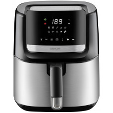 Мультипіч Sencor Vita Fryer, 1600Вт, чаша-6,5л, сенсорне керув., 10 програм, пластик, нерж. сталь-чорний