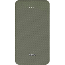 Акумулятор портативний літій-іонний Power Bank Hama 20000 мА·год, USB-C/USB-A, green