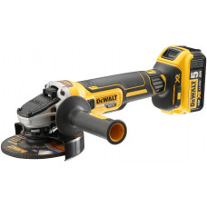 Шліфмашина кутова акумуляторна DeWalt XR Li-lon 18B 125мм 2х5А·год 9000об/хв кейс 1.74кг