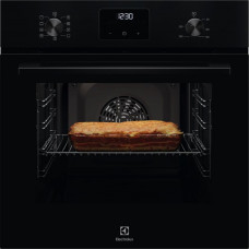 Духова шафа Electrolux електрична, 65л, A, дисплей, конвекція, телескопічні напрямні, чорний