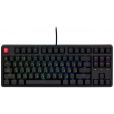 Клавіатура механічна Keychron C3 Pro V2 87Key, K pro Brown, USB-A, QMK, Hot-swap,8K, EN/UKR, RGB, чорний
