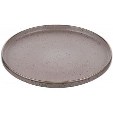Тарілка обідня ARDESTO Fasano, 26см, кераміка, сіро-коричневий