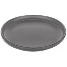 Тарілка обідня ARDESTO Lazio, 27см, кераміка, сірий темний