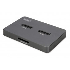 Док-станція DIGITUS USB-C > 2xSATA SSD/SD