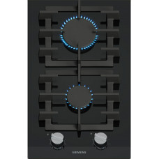 Варильна поверхня Siemens газова на склі, 30см, Доміно, чорний