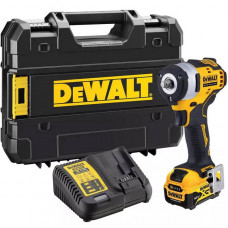 Гайковерт ударний DeWalt XR Li-Ion 12В акб 1х5А·год 338Нм 2850об/хв 3250уд/хв 3/8