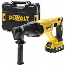 Перфоратор акумуляторний DeWalt SDS PLUS 18В XR Li-Ion акб 1х4А·год 2.6Дж 0-5500уд/хв 0-1500об/хв 3 режими кейс 2.88кг