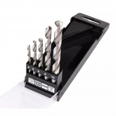 Набір свердел по металу GRAPHITE HSS зі швидкорізальної сталі HSS 4-10мм кейс 5шт