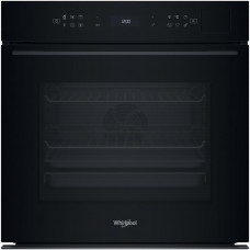 Духова шафа Whirlpool електрична, 73л, A+, дисплей, конвекція, піроліз, телескопічні напрямні, чорний