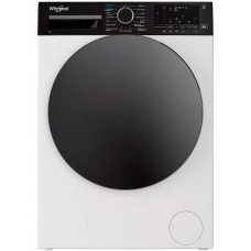 Пральна машина Whirlpool фронтальна, 8кг, 1400, C, 55см, дисплей, пара, інвертор, люк чорний, білий