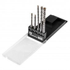 Набір свердел по бетону GRAPHITE SDS Plus 5x6x110мм, 6x8x10x160мм, кейс, 5шт