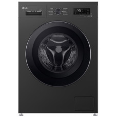 Пральна машина LG фронтальна, 6.5кг, 1200, В, 44см, дисплей, пара, інвертор, чорний