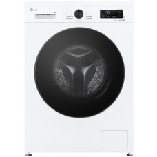 Пральна машина LG фронтальна, 9кг, 1400, A, 55см, дисплей, пара, інвертор, білий