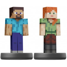 Фігурка Amiibo Minecraft Steve and Alex