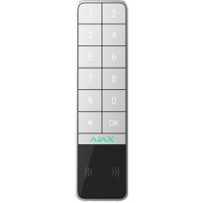 Бездротова зовнішня клавіатура Ajax KeyPad Outdoor Jeweller, біла