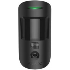 Бездротовий датчик руху з камерою, з покращеною фотофіксацією та фото по запиту Ajax HDR MotionCam PhOD black, Jeweller, чорний